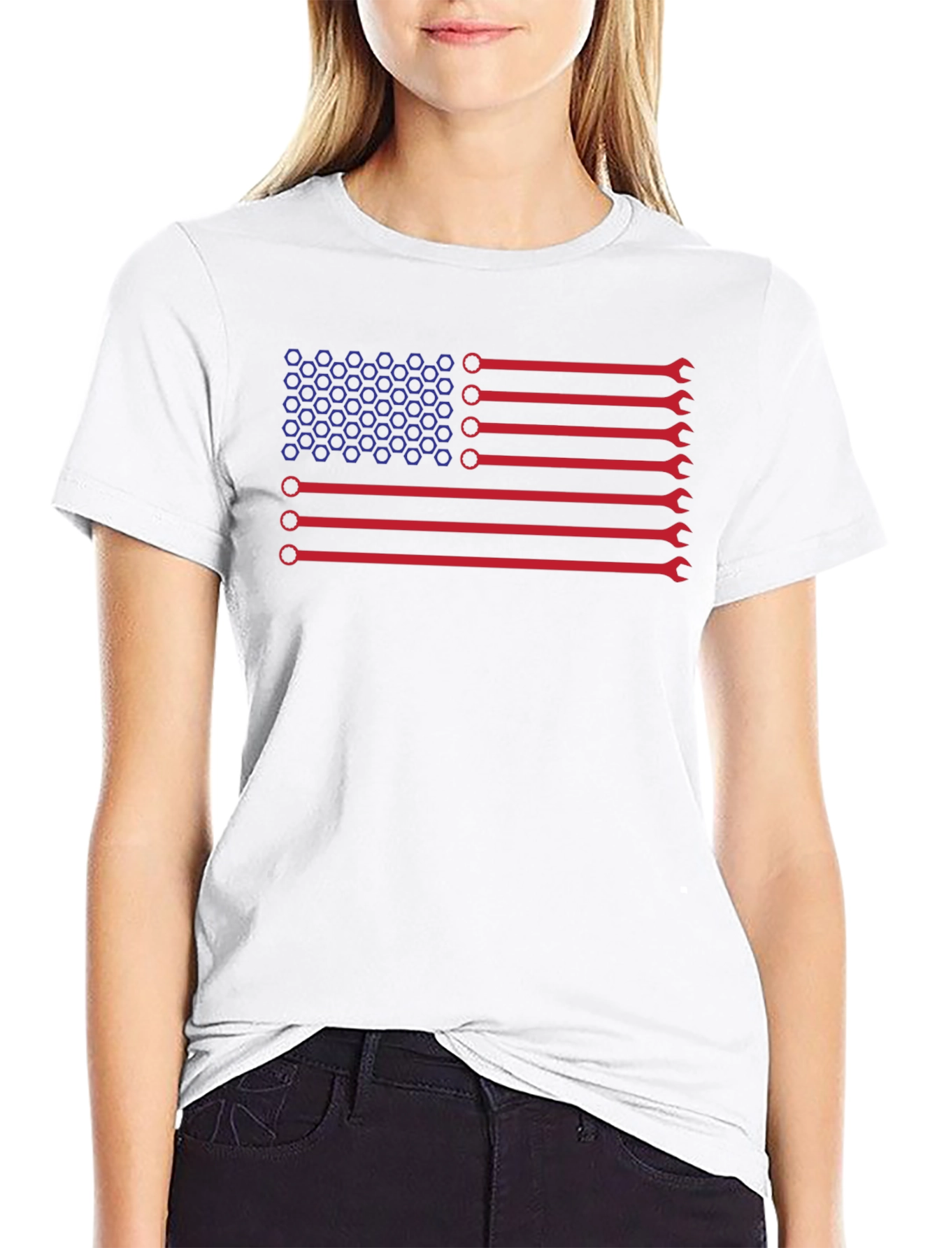Mechanic American Flag T-Shirt
