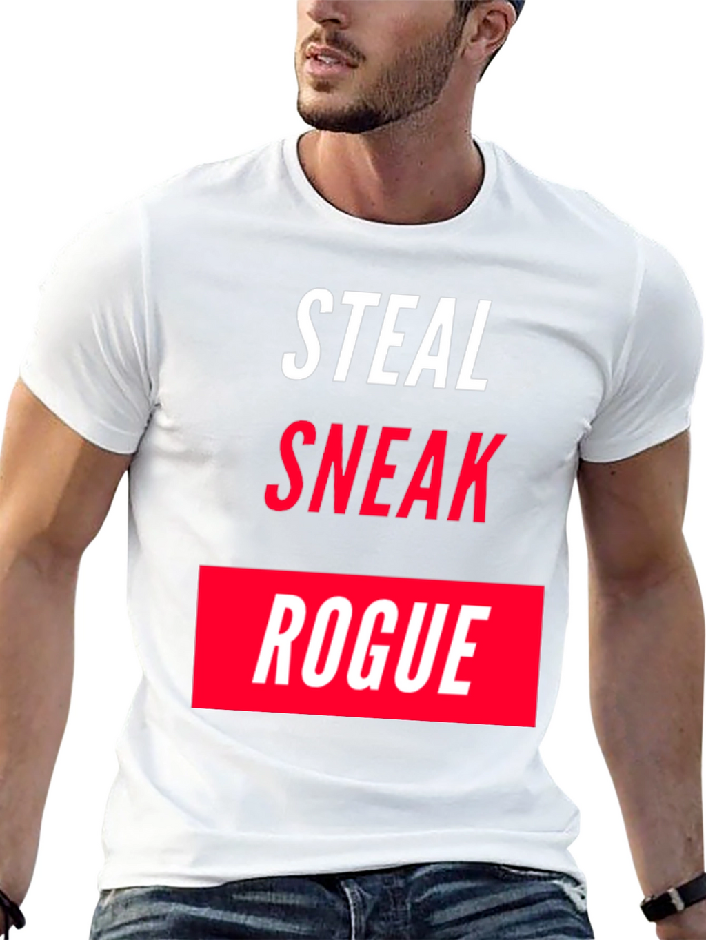 Steal Sneak Rogue Graphic Tee - Black
