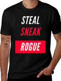 Steal Sneak Rogue Graphic Tee - Black