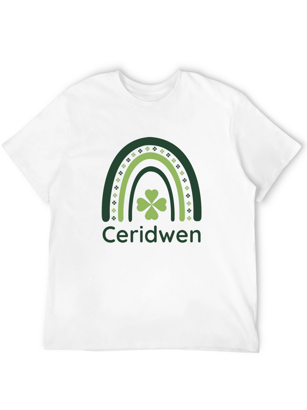 Ceridwen Shamrock Rainbow Graphic T-Shirt
