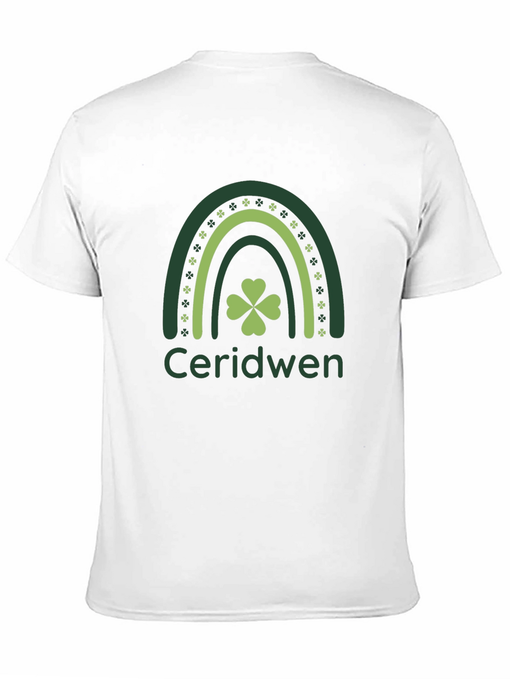 Ceridwen Shamrock Rainbow Graphic T-Shirt