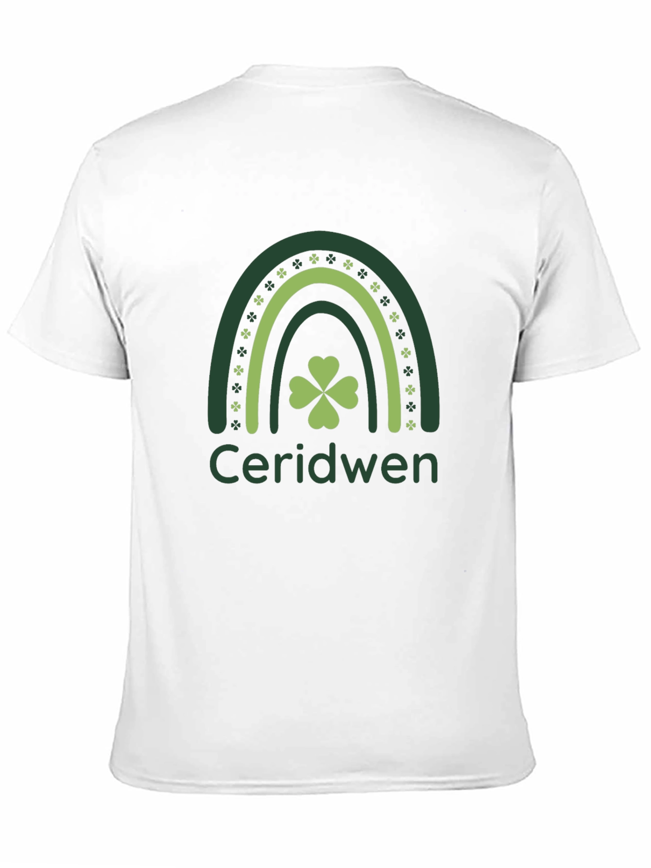 Ceridwen Shamrock Rainbow Graphic T-Shirt