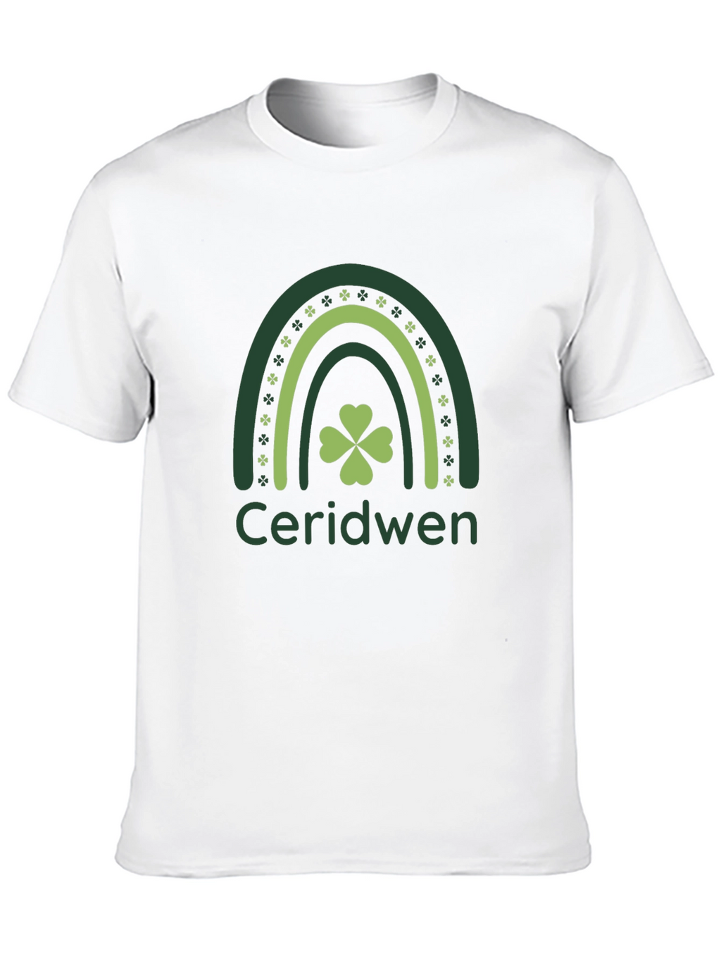 Ceridwen Shamrock Rainbow Graphic T-Shirt