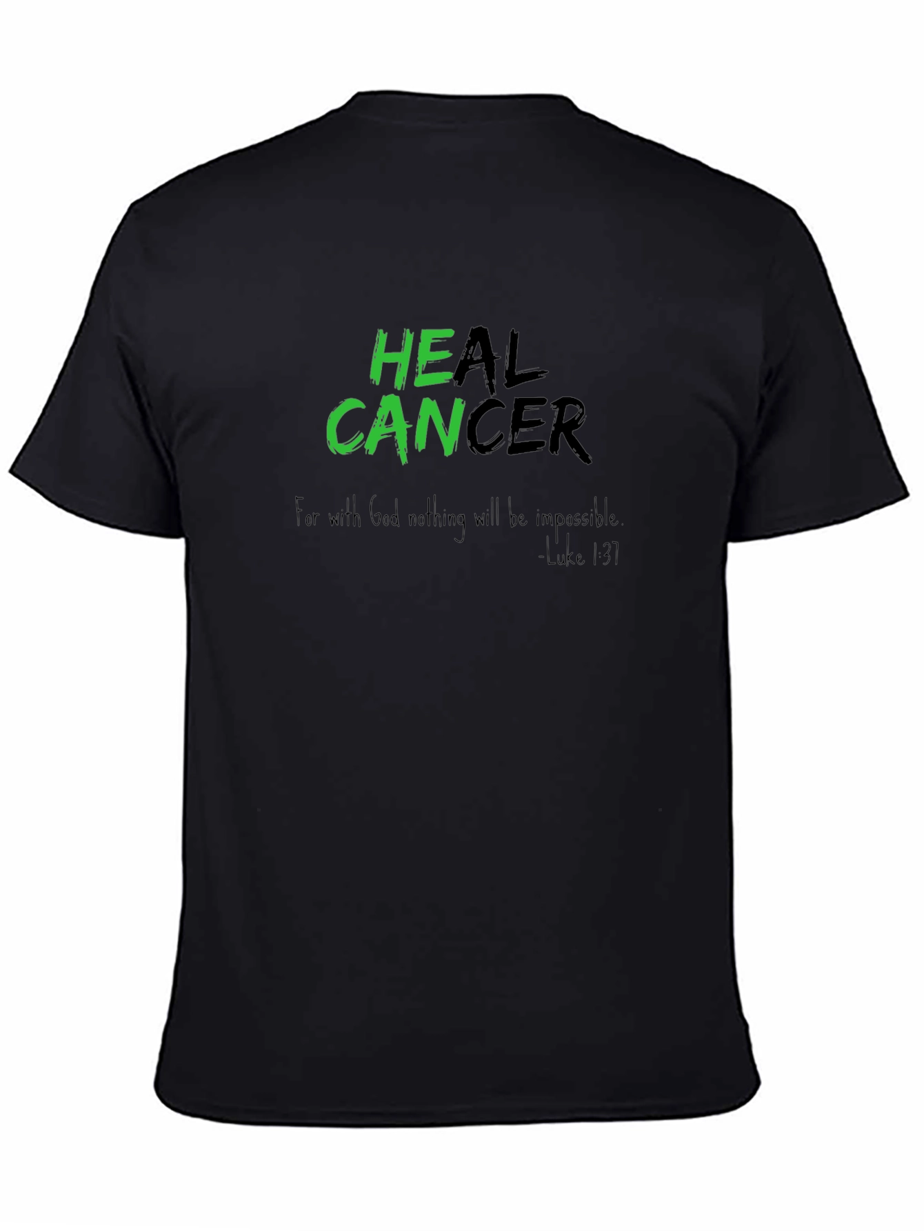 Heal Cancer T-Shirt - Inspirational Graphic Tee