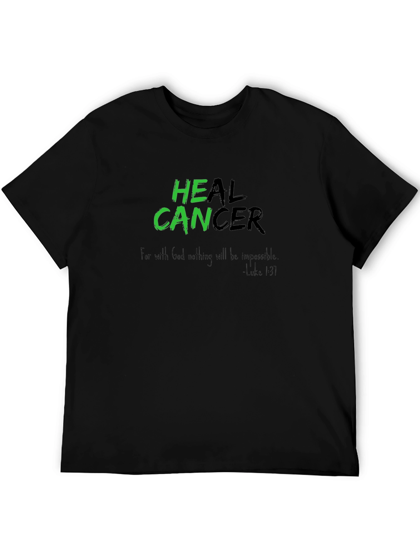 Heal Cancer T-Shirt - Inspirational Graphic Tee