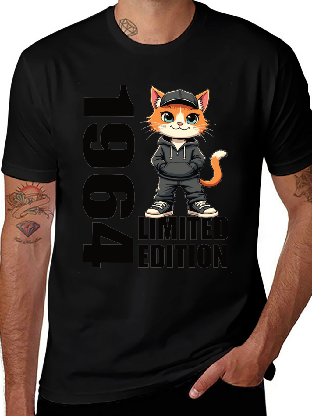 1964 Limited Edition Cartoon Cat T-Shirt
