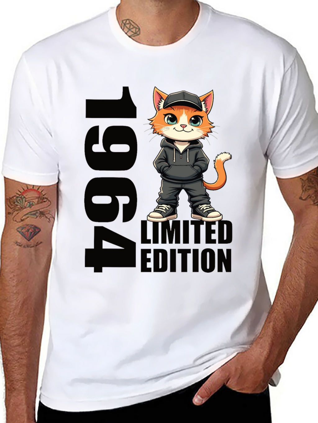 1964 Limited Edition Cartoon Cat T-Shirt