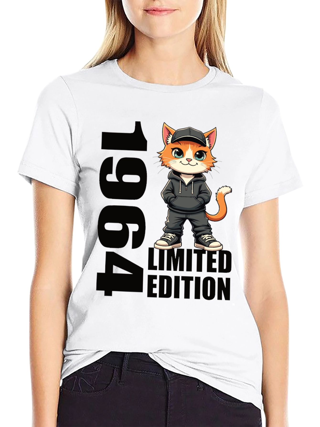 1964 Limited Edition Cartoon Cat T-Shirt