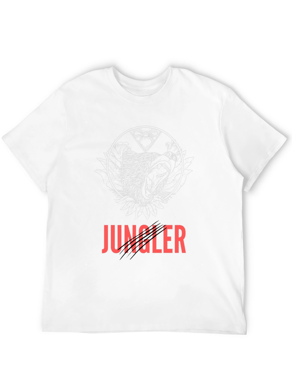 Jungle Bear Tee - Black Graphic T-Shirt