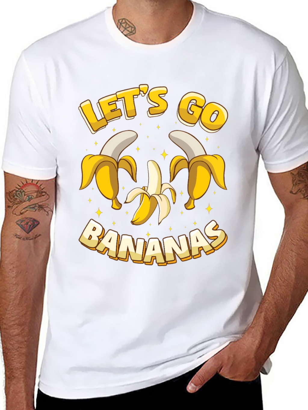 Lets Go Bananas Graphic T-Shirt
