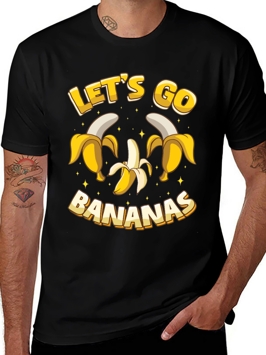 Lets Go Bananas Graphic T-Shirt