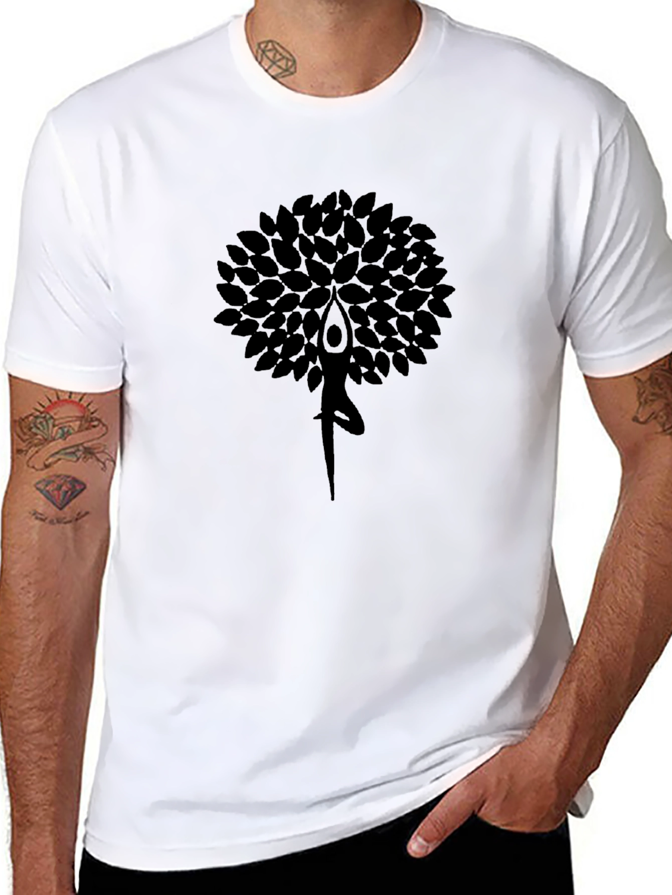 Yoga Tree Graphic Tee - Relaxed Fit