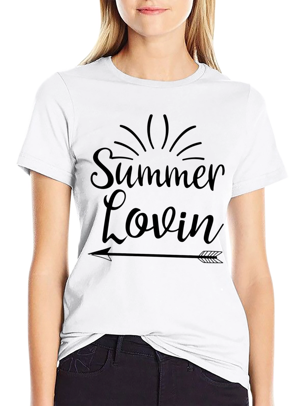 Summer Lovin Arrow Graphic Tee - Casual Style