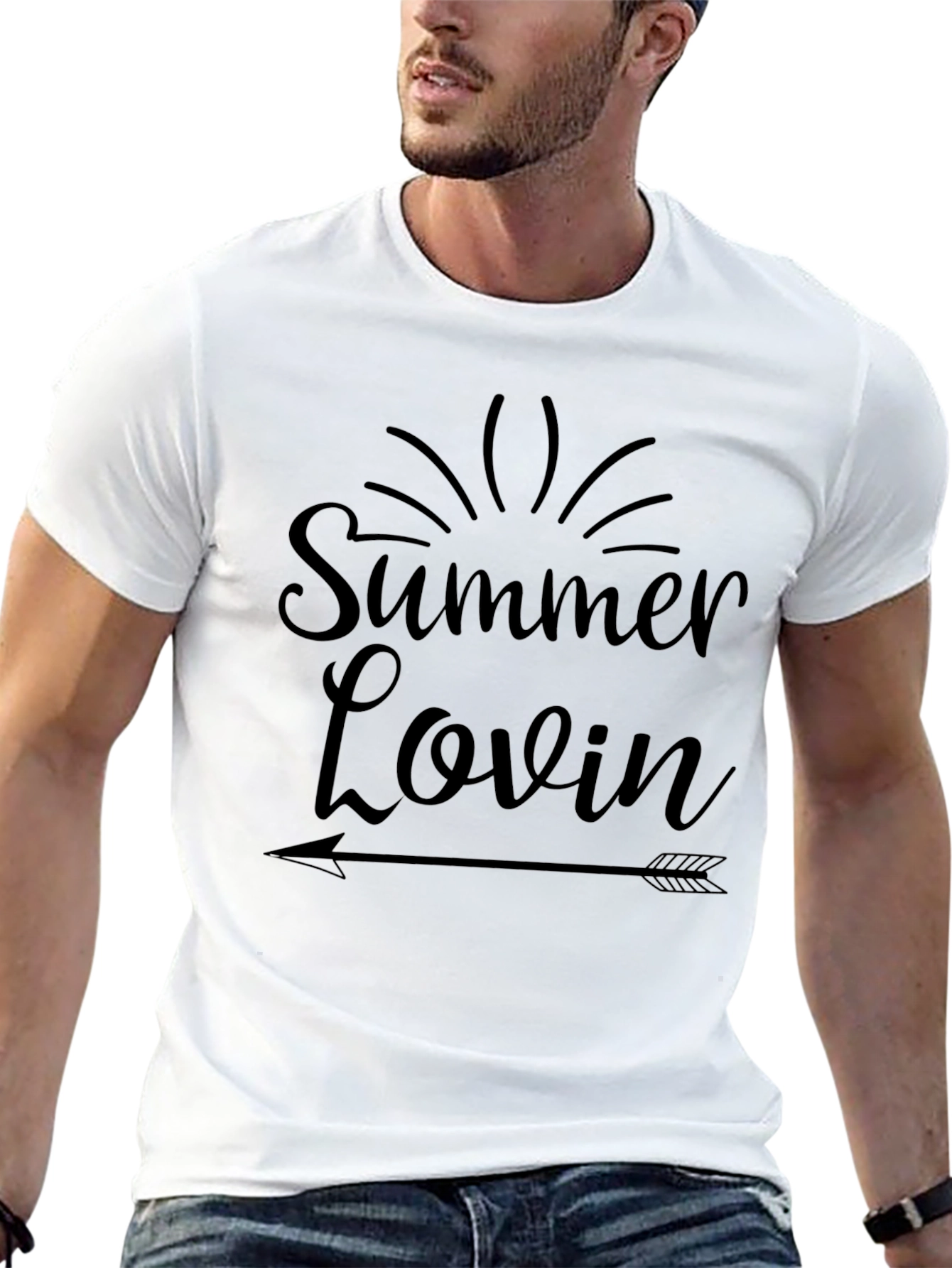 Summer Lovin Arrow Graphic Tee - Casual Style