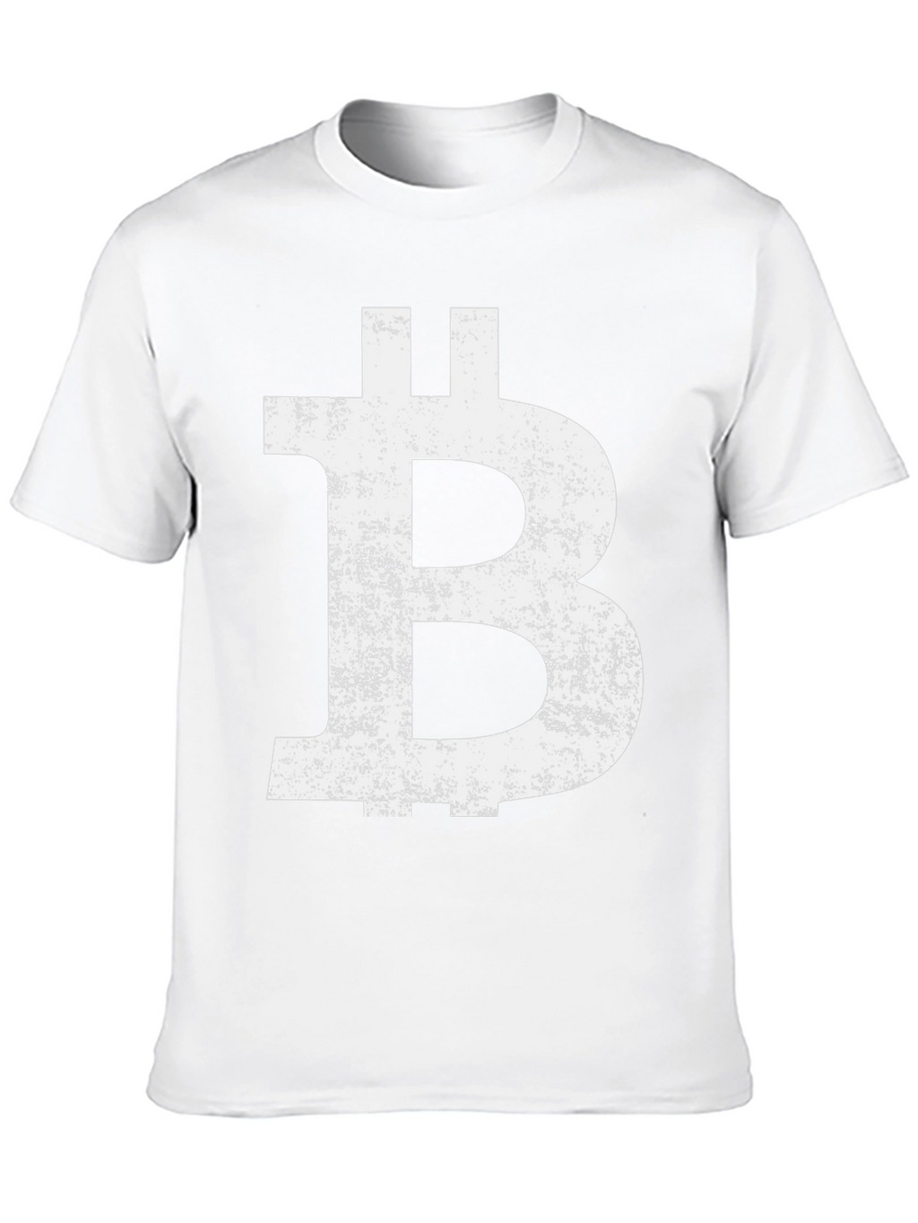 Bitcoin B Distressed Graphic Tee - Black