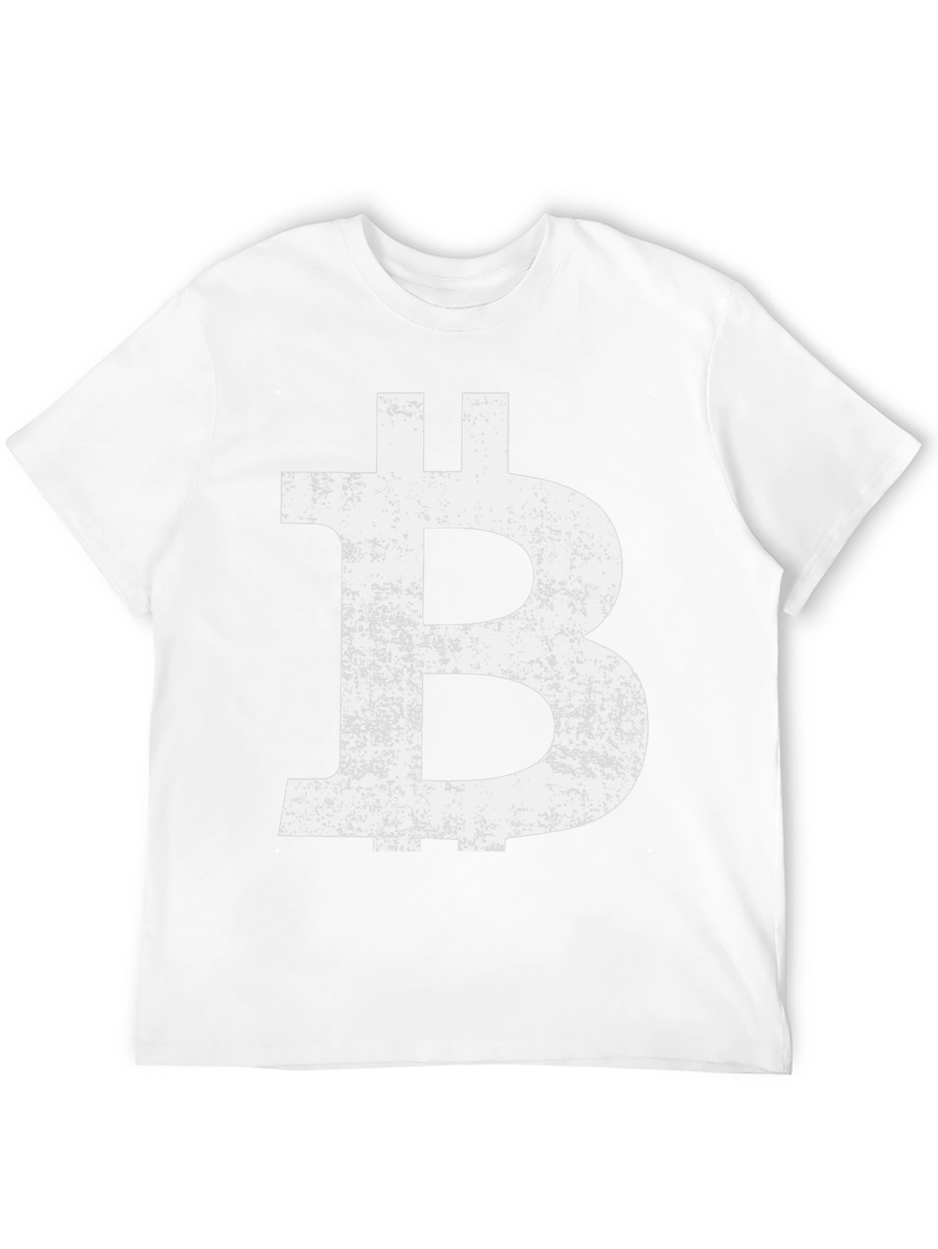 Bitcoin B Distressed Graphic Tee - Black