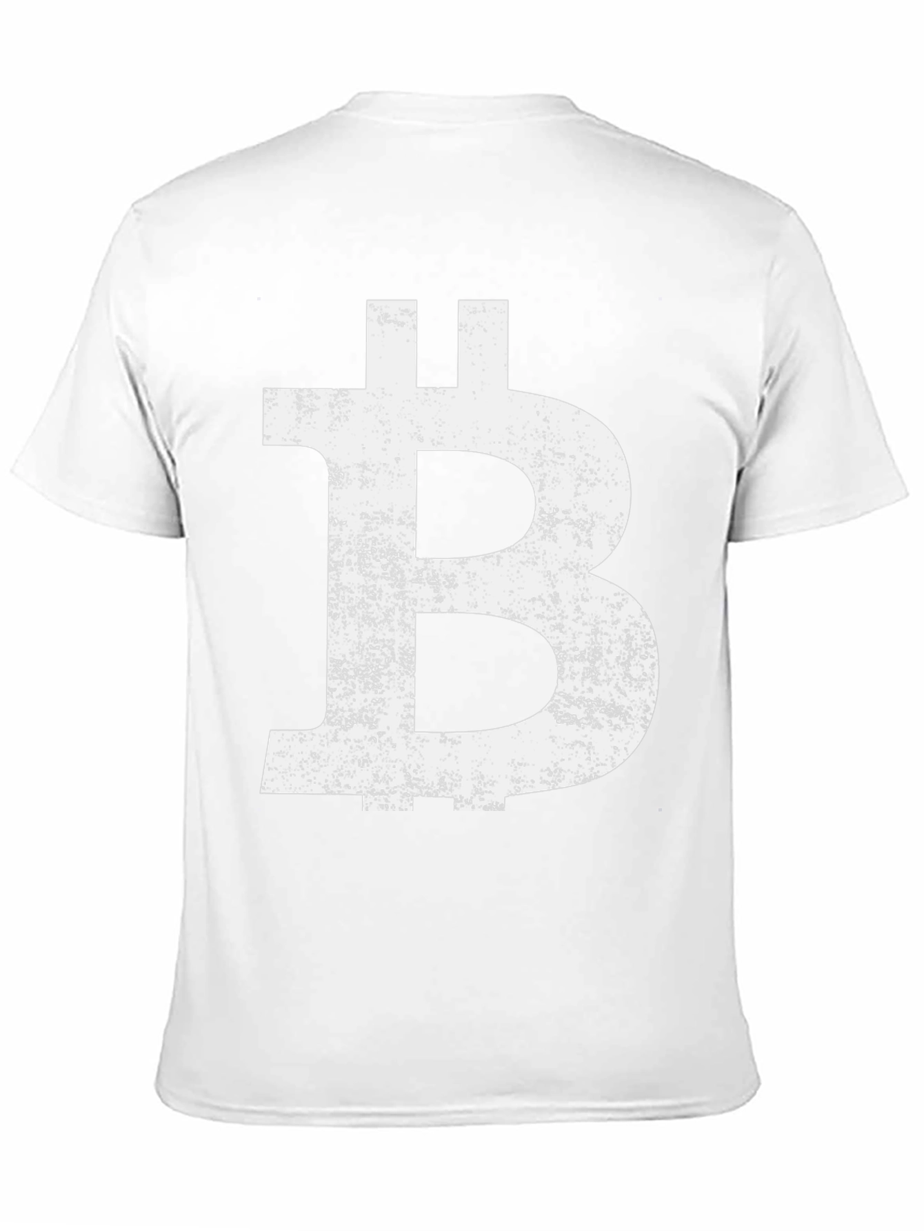 Bitcoin B Distressed Graphic Tee - Black