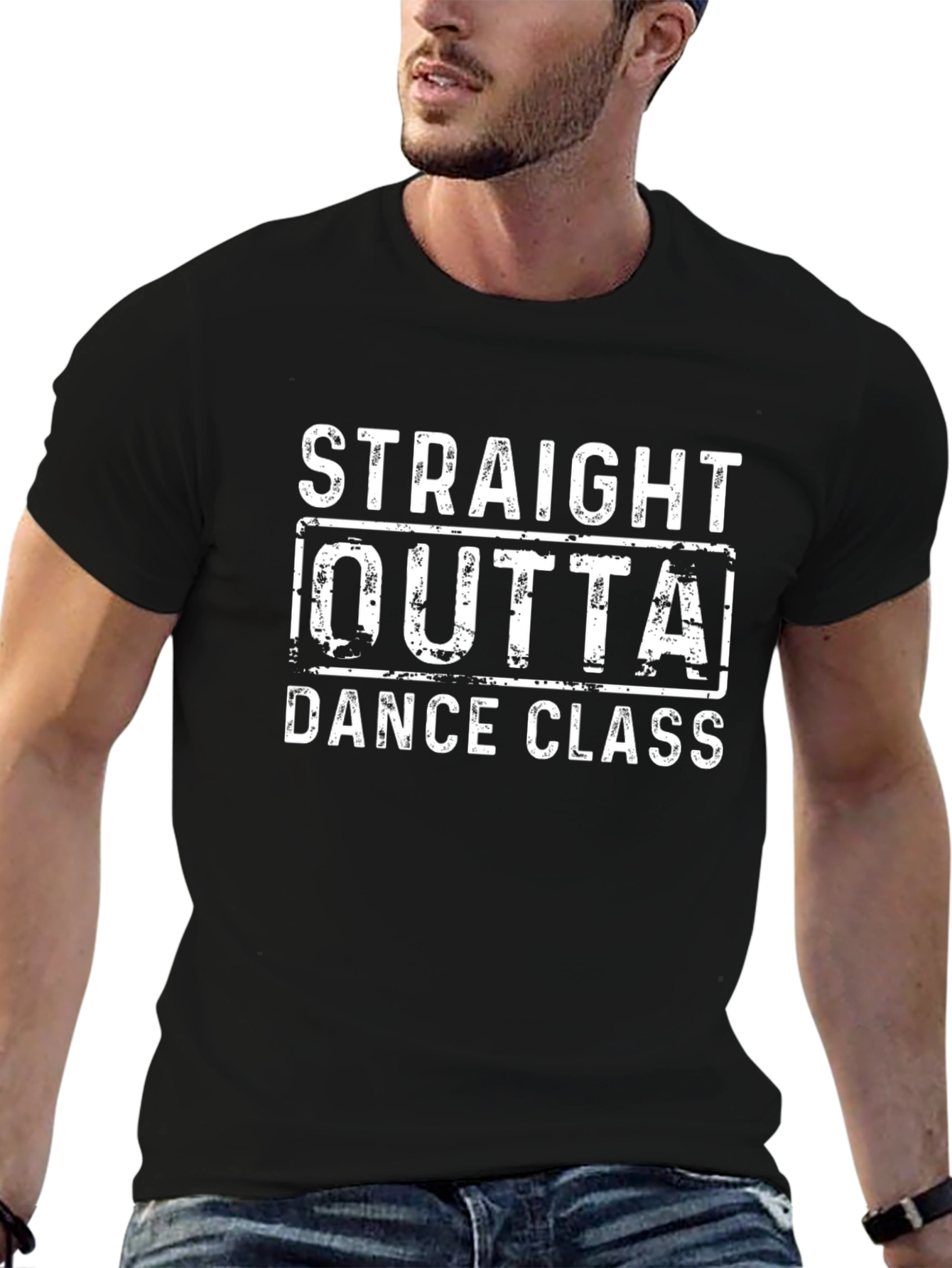 Straight Outta Dance Class Black T-Shirt