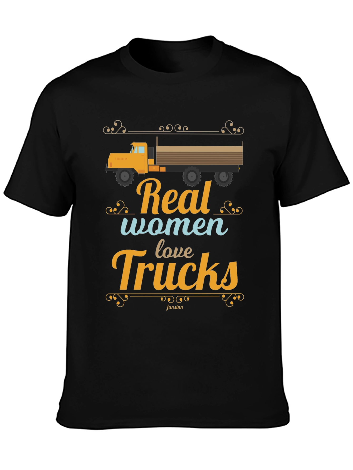 Real Women Love Trucks Graphic T-Shirt