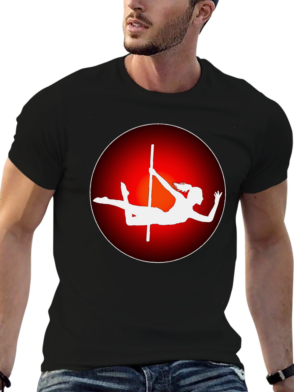 Pole Dancer Graphic Tee - Sporty and Stylish