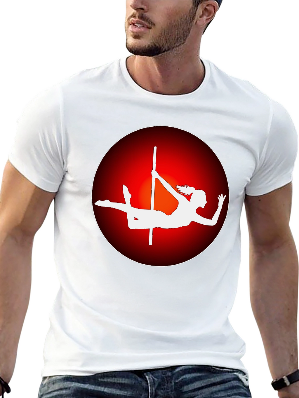 Pole Dancer Graphic Tee - Sporty and Stylish