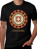 Stoicism Mandala Graphic T-Shirt - Stylish Unisex Tee