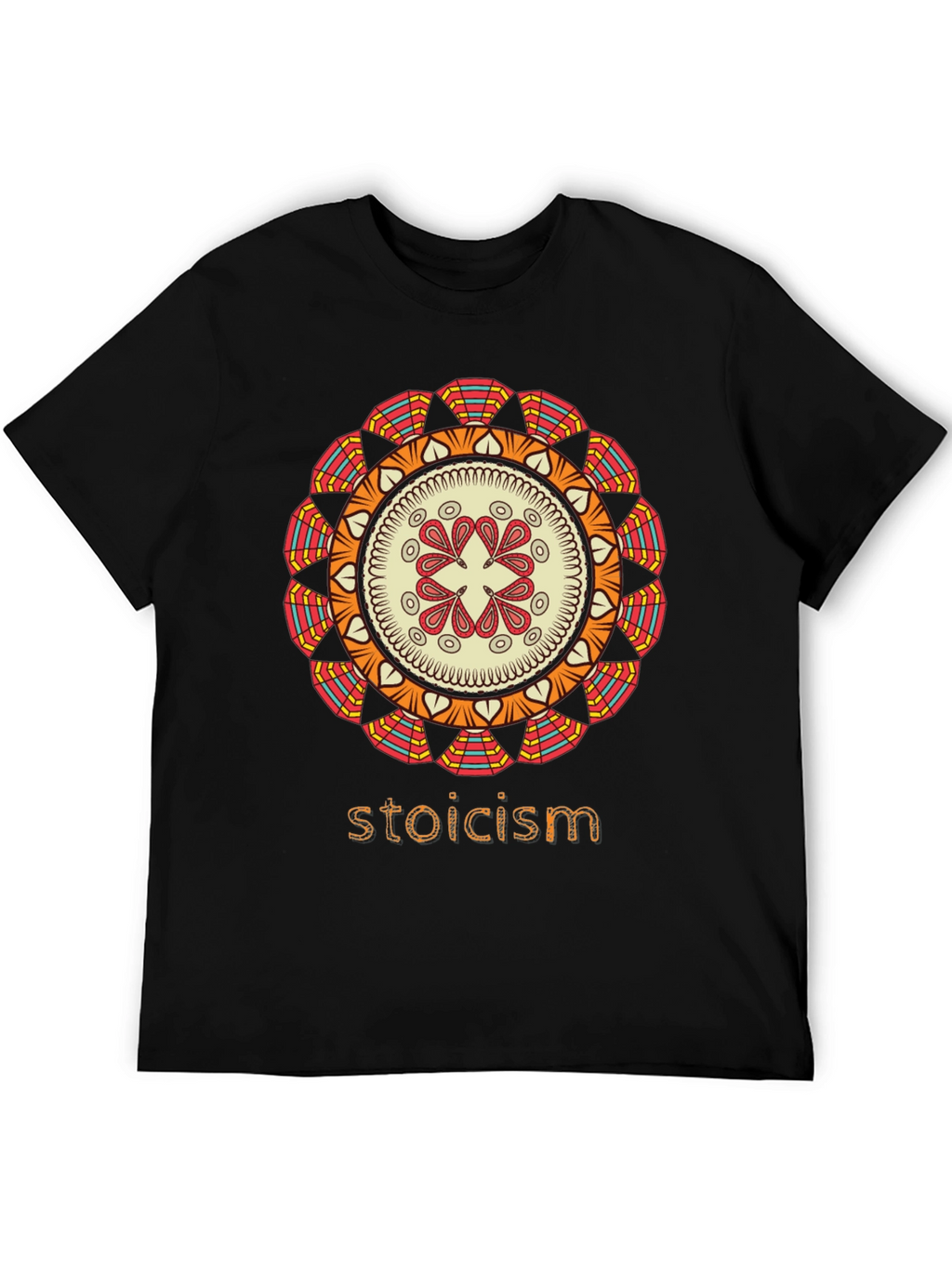 Stoicism Mandala Graphic T-Shirt - Stylish Unisex Tee
