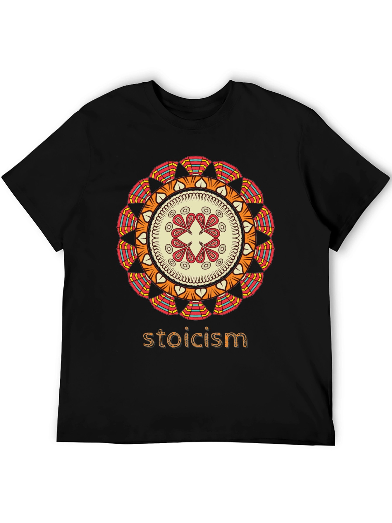 Stoicism Mandala Graphic T-Shirt - Stylish Unisex Tee