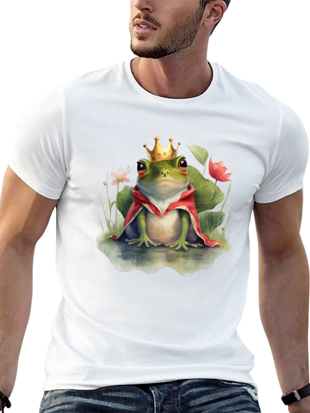 Frog King Graphic Tee