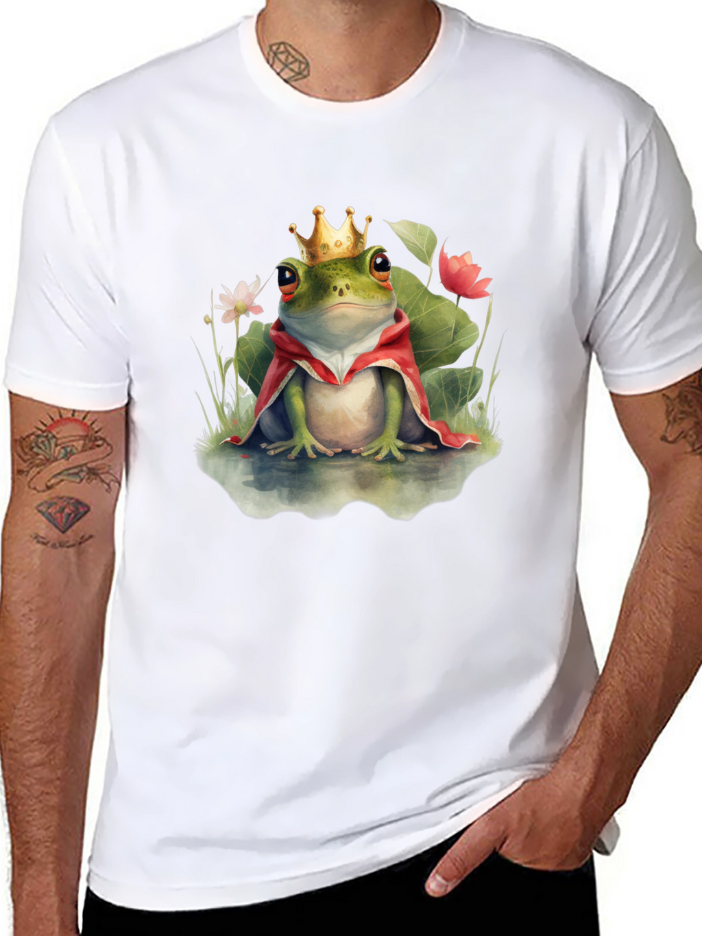 Frog King Graphic Tee