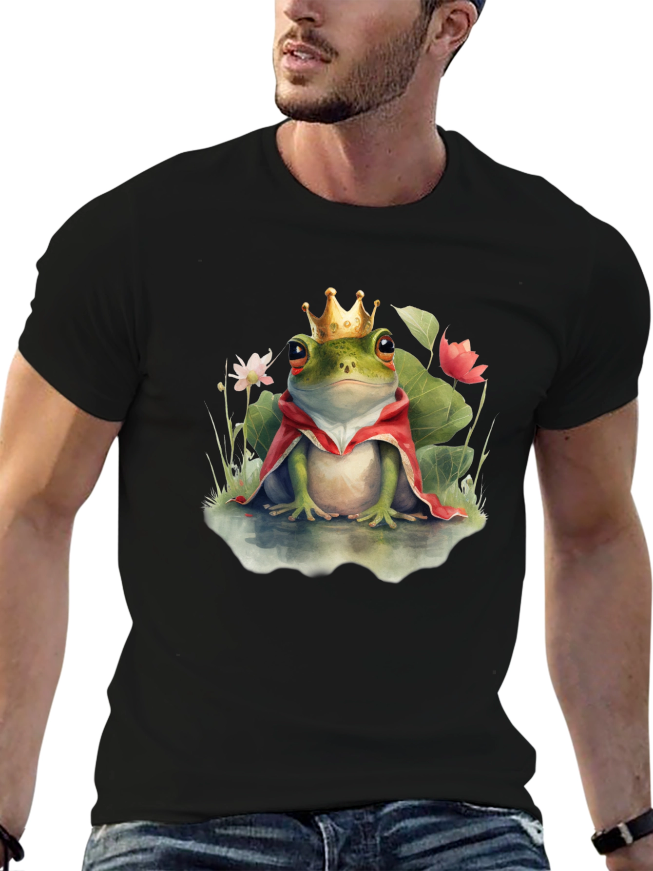 Frog King Graphic Tee