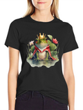 Frog King Graphic Tee