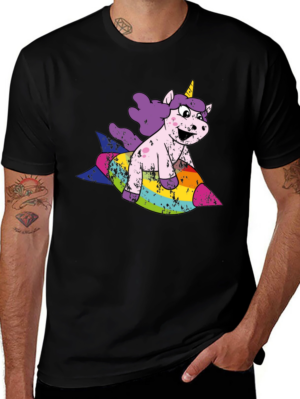 Unicorn Rocket T-Shirt