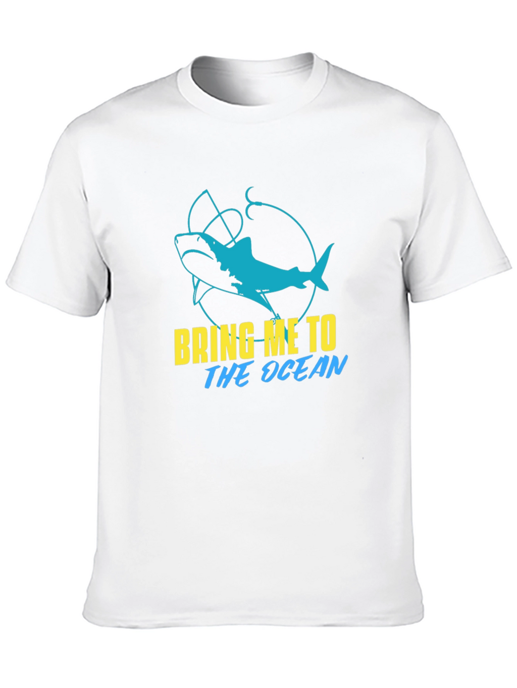 Ocean Shark Graphic T-Shirt - Black