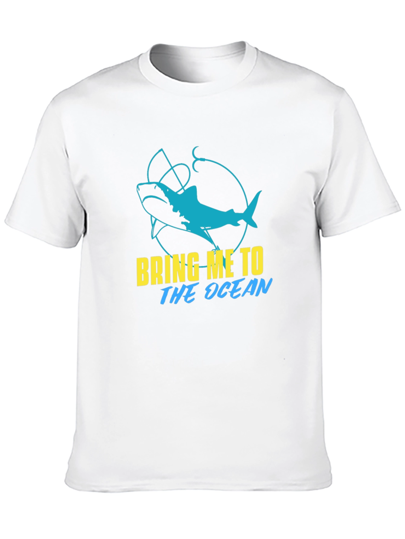 Ocean Shark Graphic T-Shirt - Black