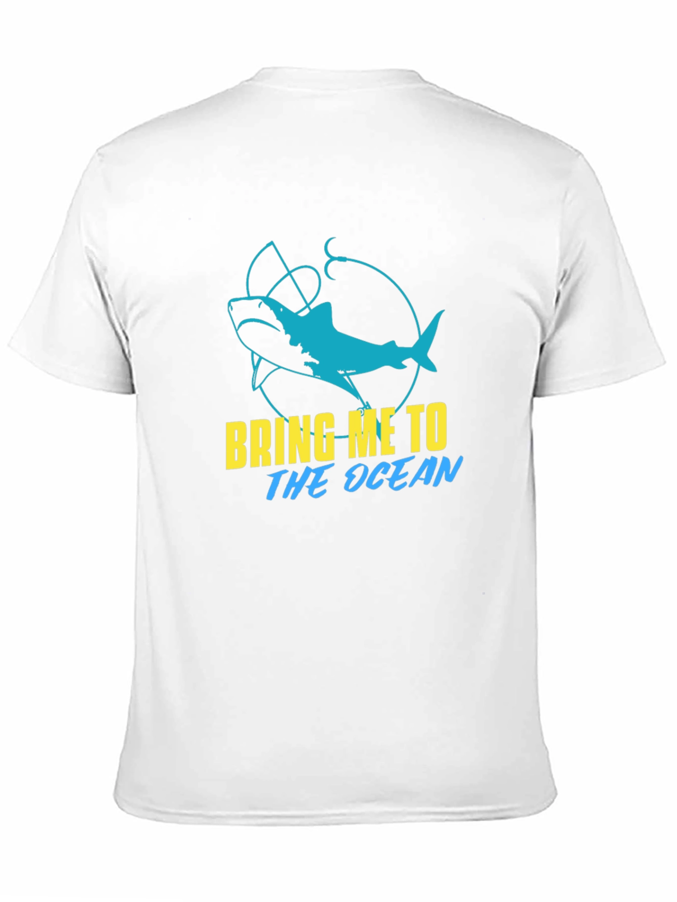 Ocean Shark Graphic T-Shirt - Black
