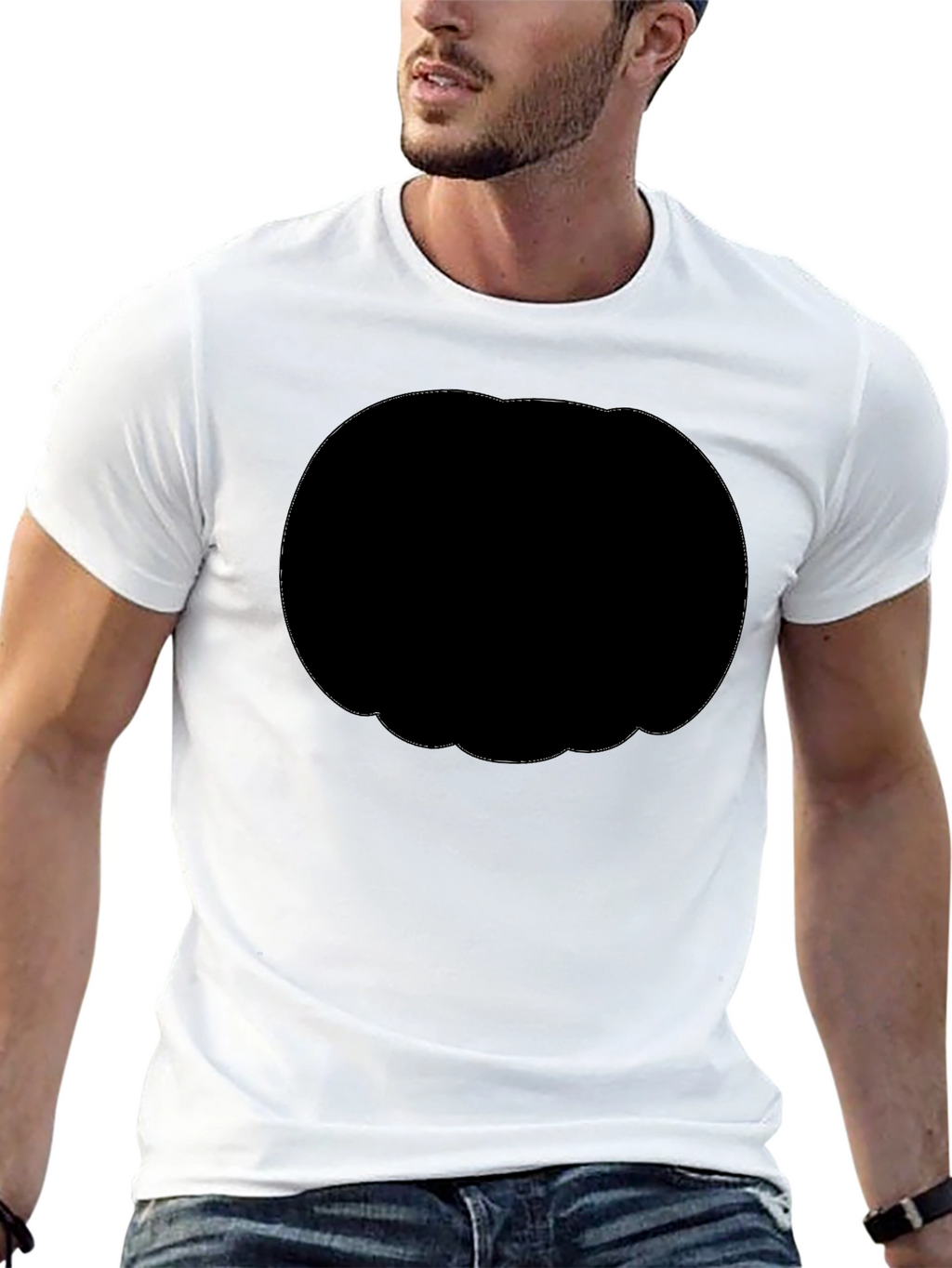 Mens Classic Black Short Sleeve T-Shirt
