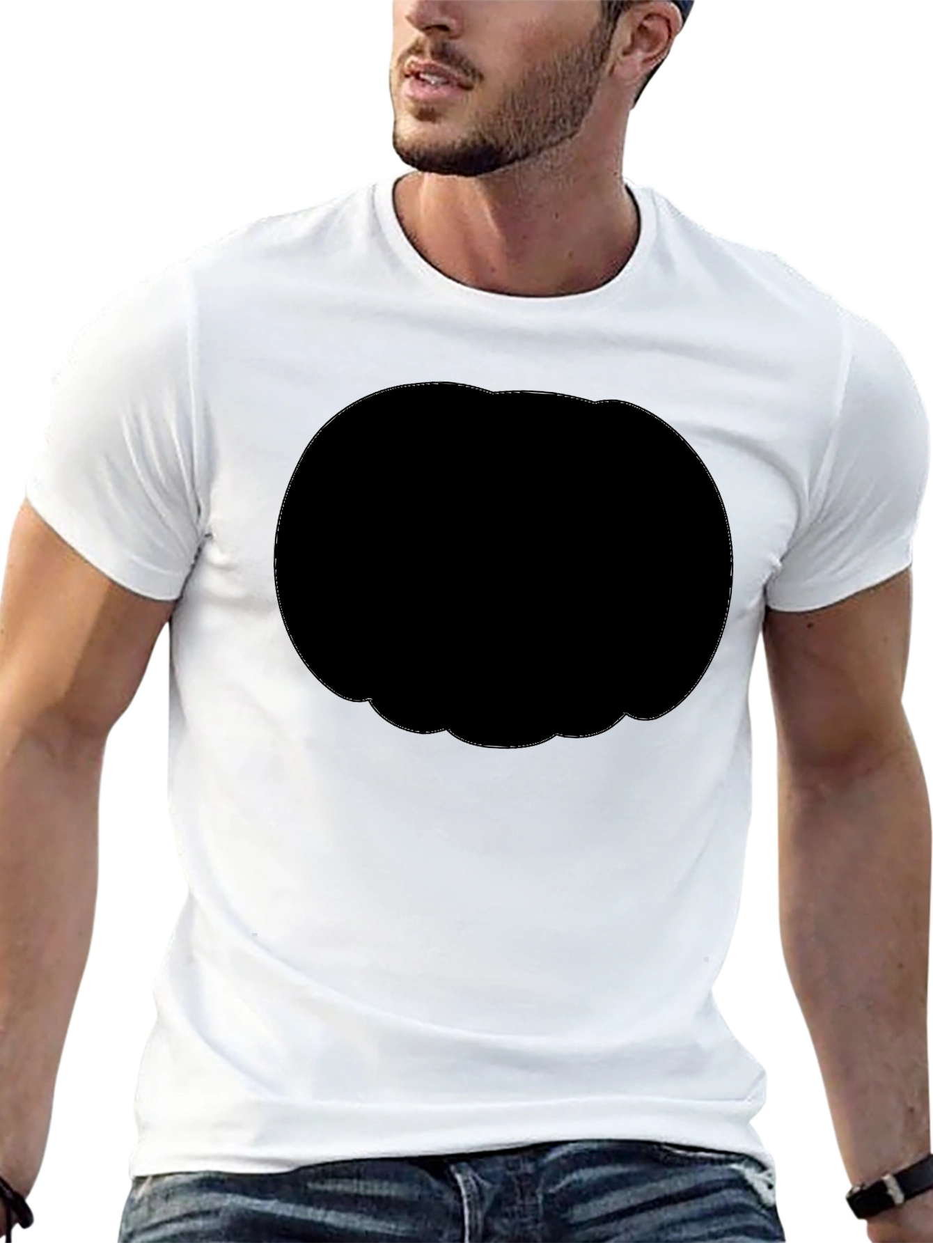 Mens Classic Black Short Sleeve T-Shirt