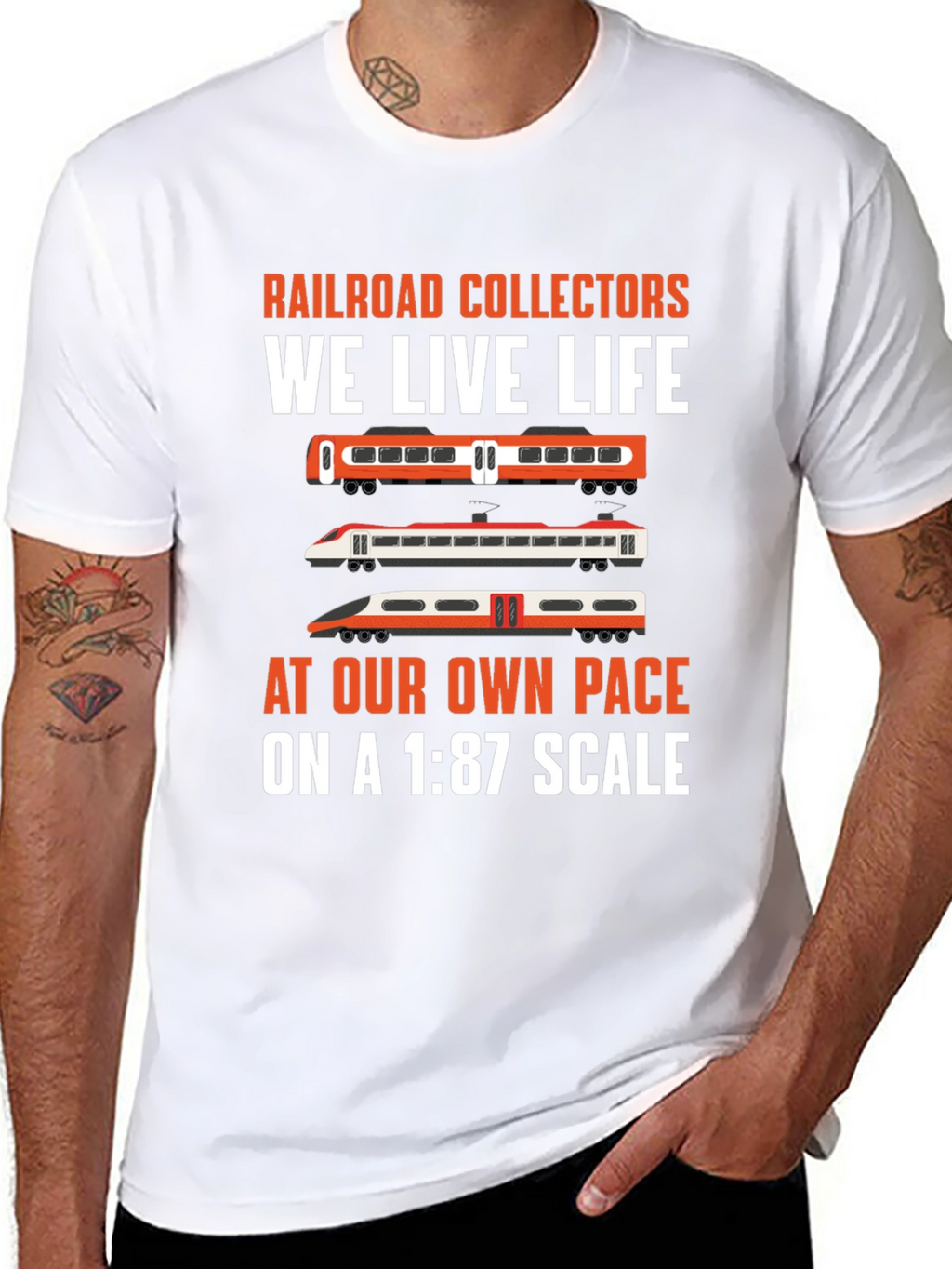 Railroad Collectors T-Shirt - Model Train Enthusiast Apparel