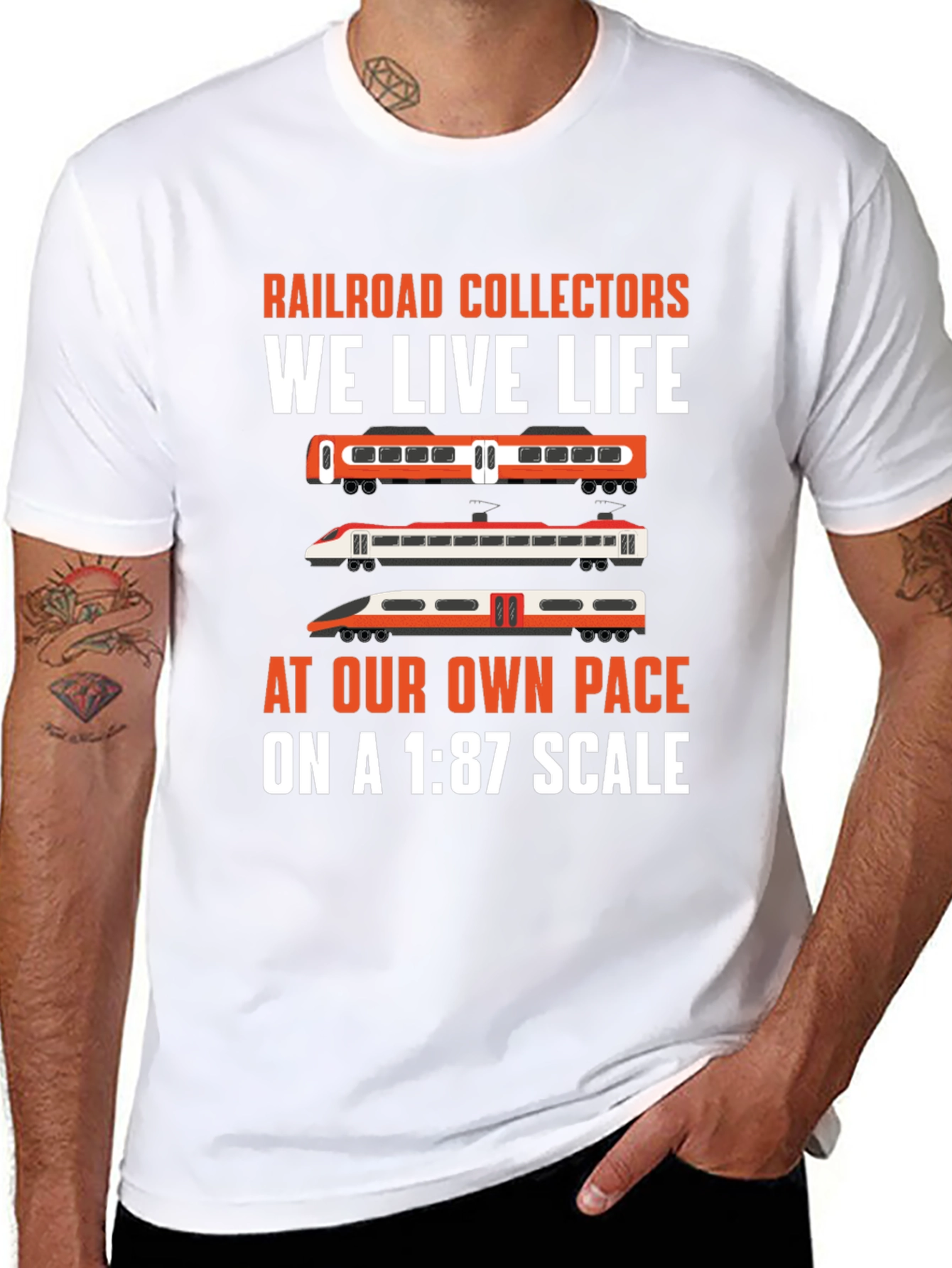 Railroad Collectors T-Shirt - Model Train Enthusiast Apparel