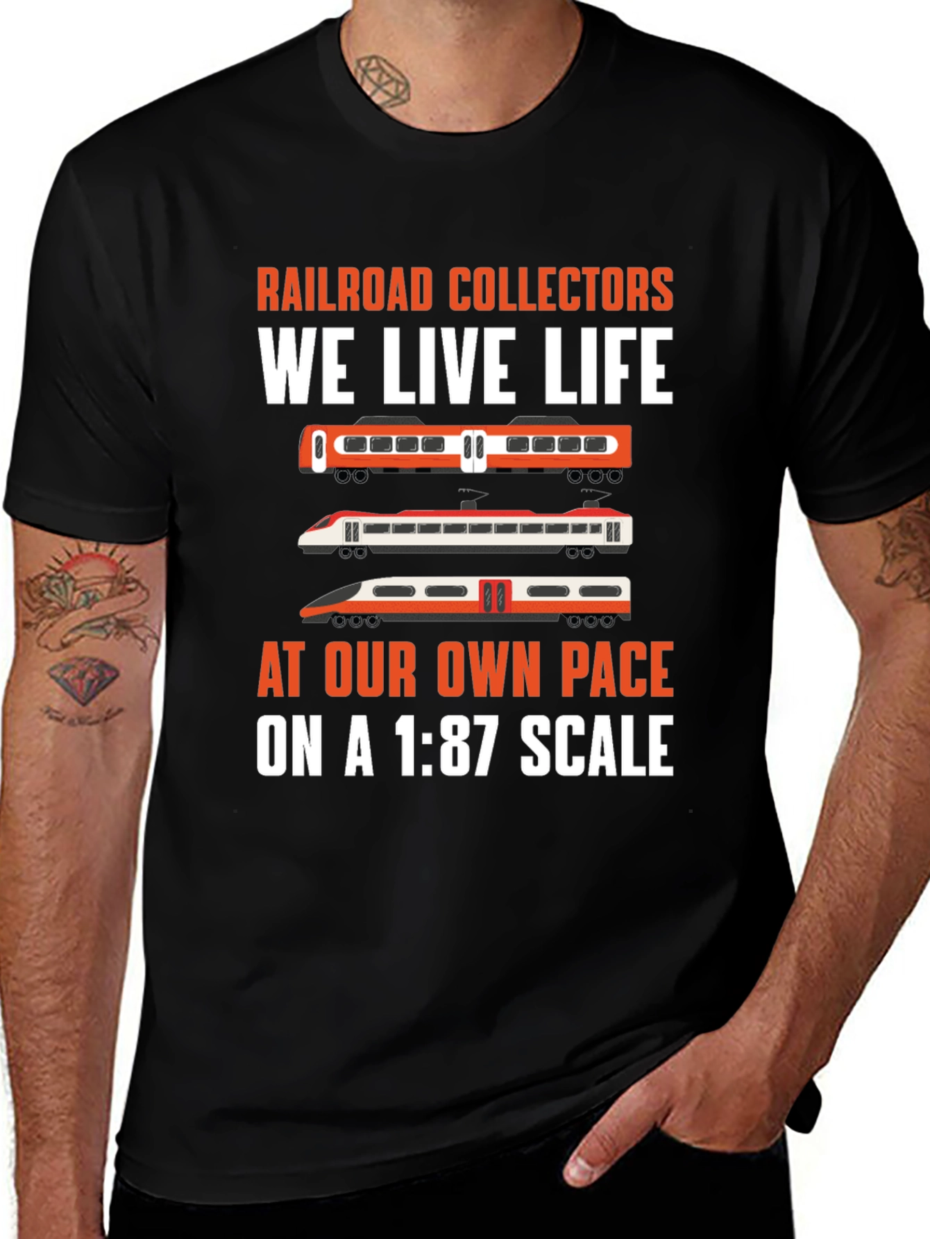 Railroad Collectors T-Shirt - Model Train Enthusiast Apparel