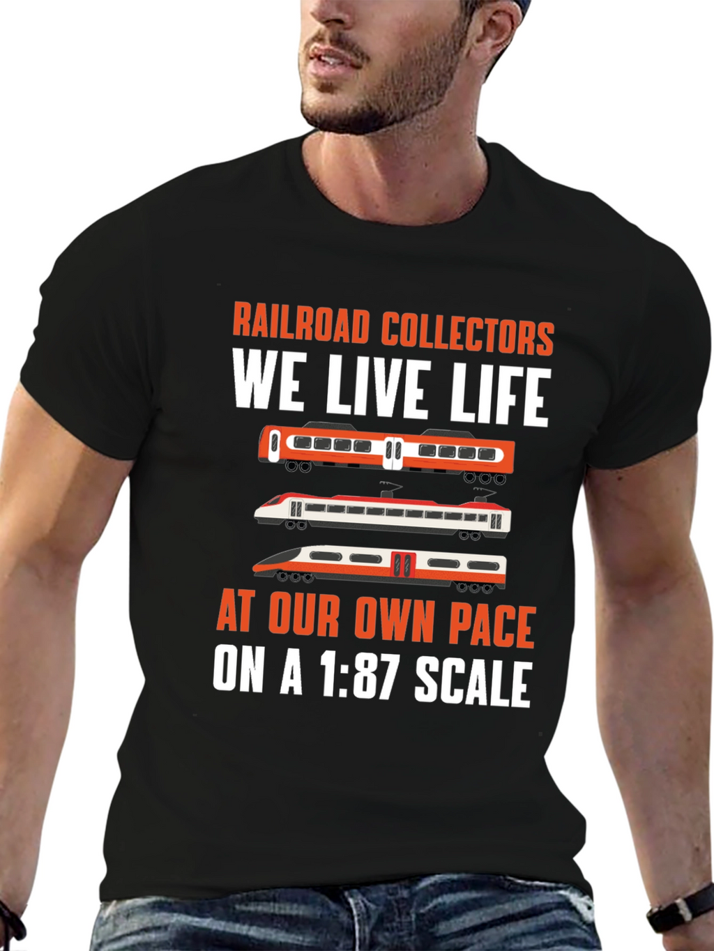 Railroad Collectors T-Shirt - Model Train Enthusiast Apparel