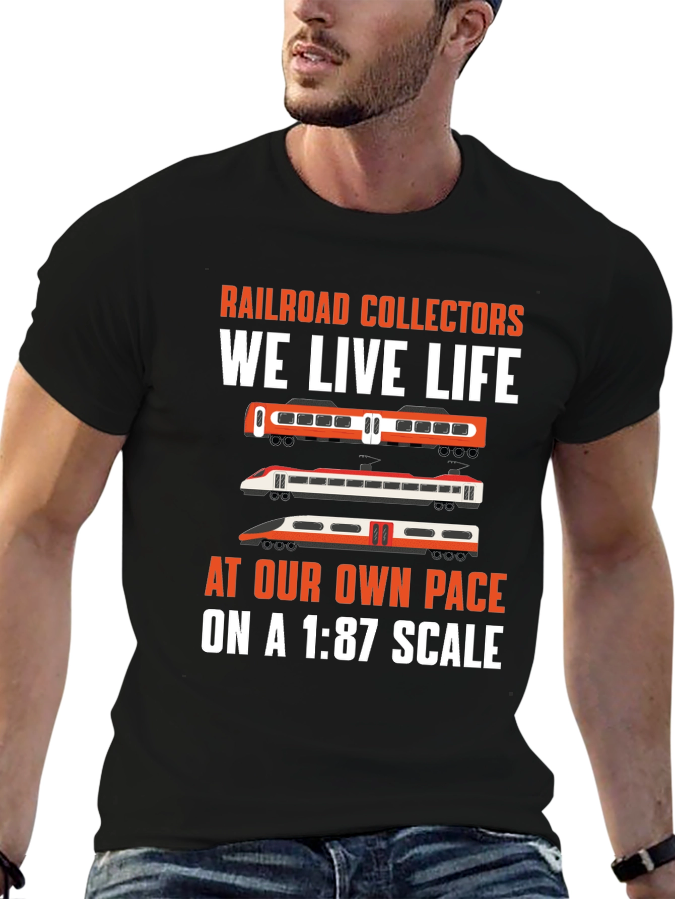 Railroad Collectors T-Shirt - Model Train Enthusiast Apparel