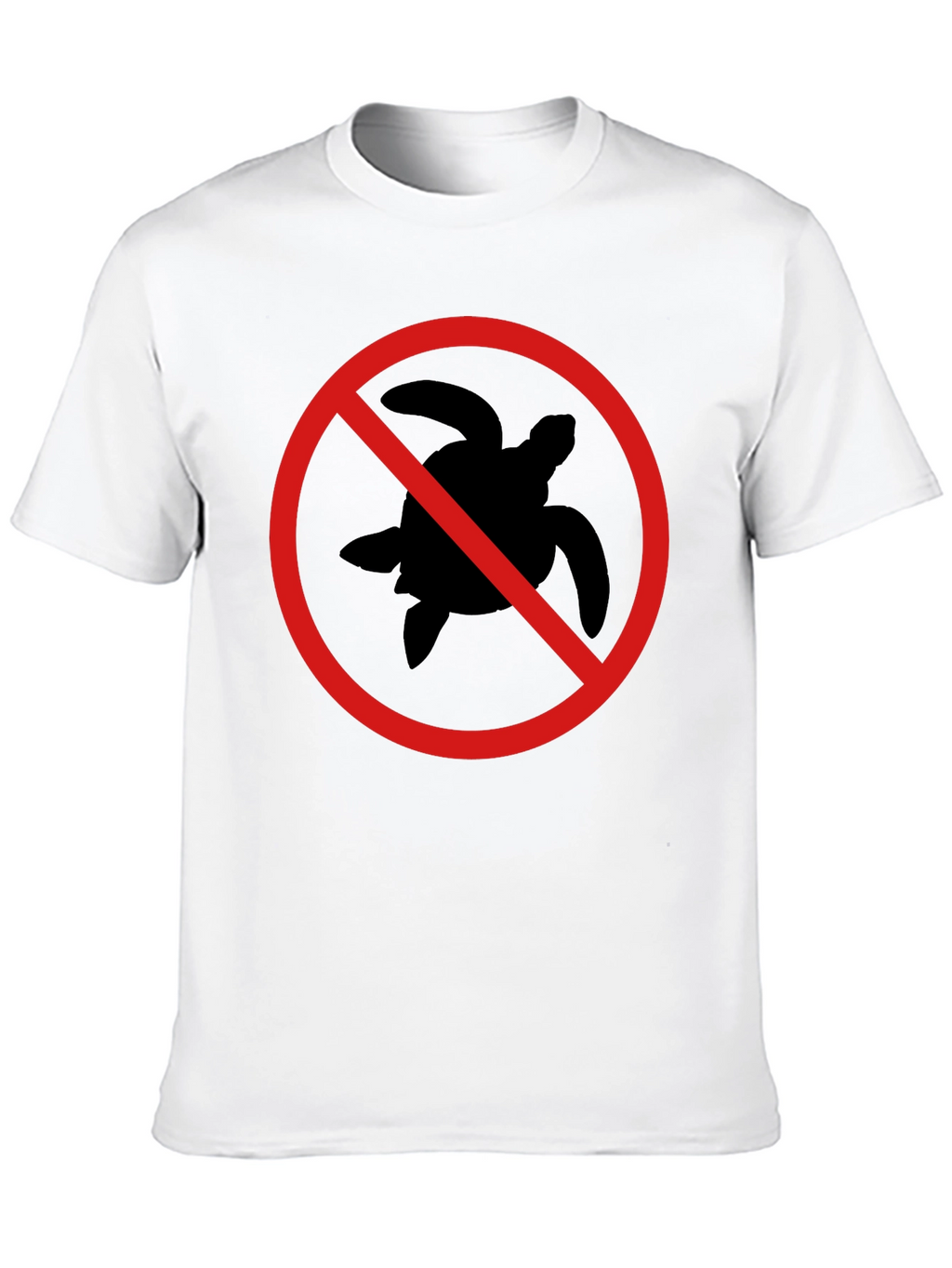 Black No Turtle T-Shirt