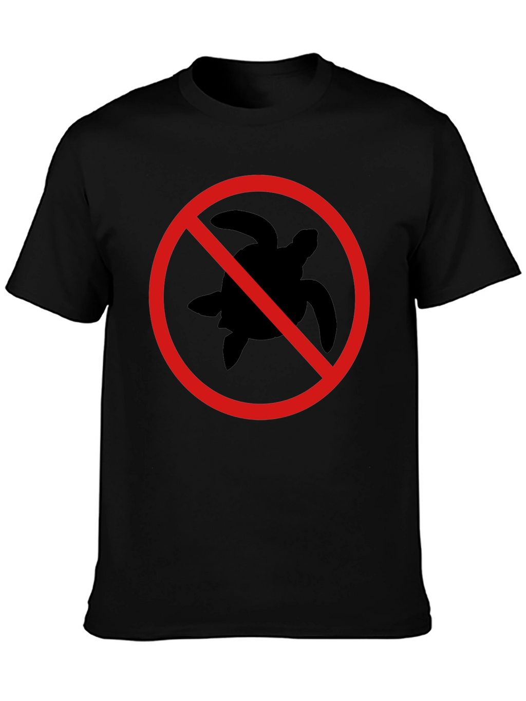 Black No Turtle T-Shirt