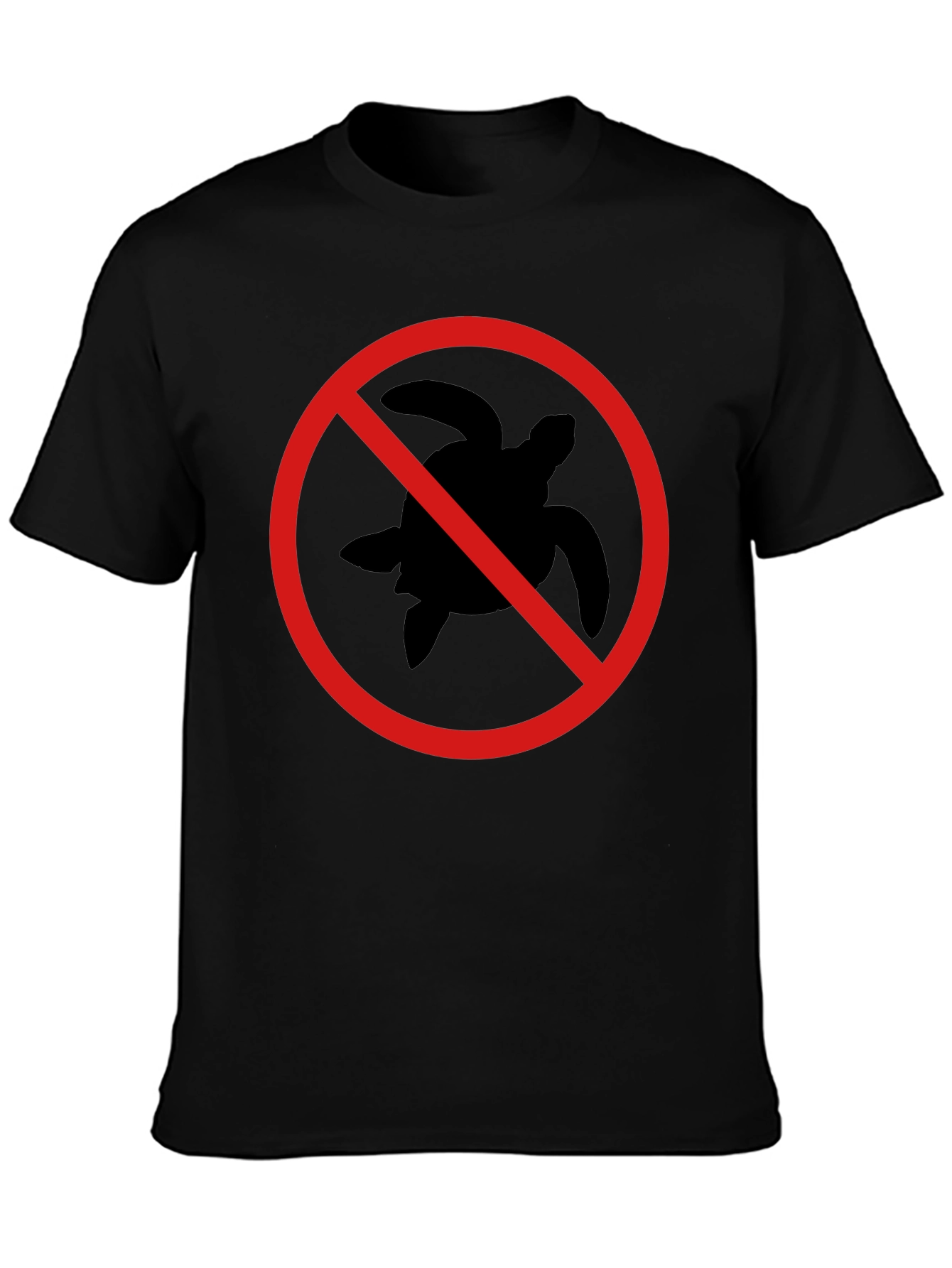 Black No Turtle T-Shirt