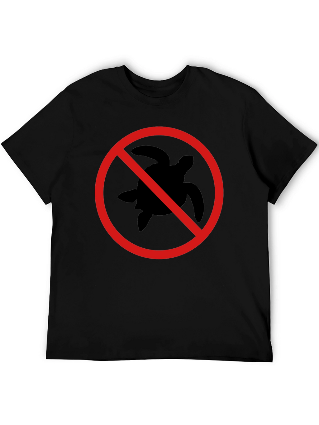 Black No Turtle T-Shirt