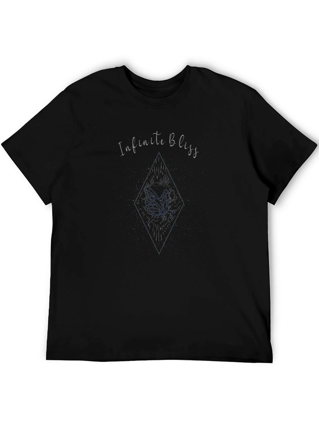 Infinite Bliss Graphic Tee - Stylish Black T-Shirt