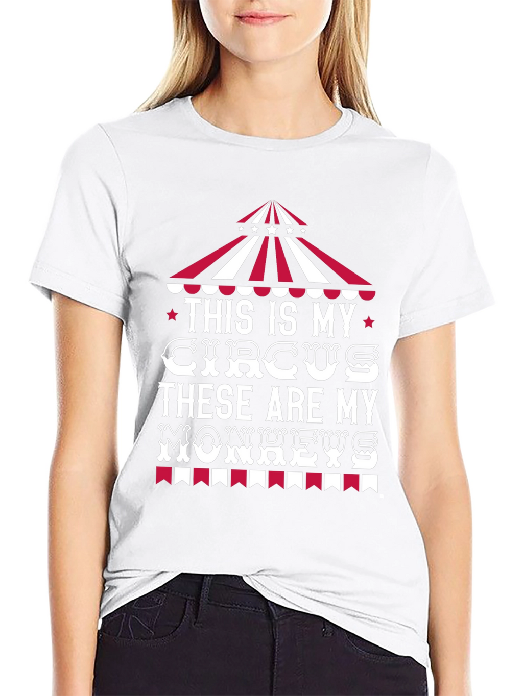 Circus Monkeys Graphic Tee - Funny Mens T-Shirt