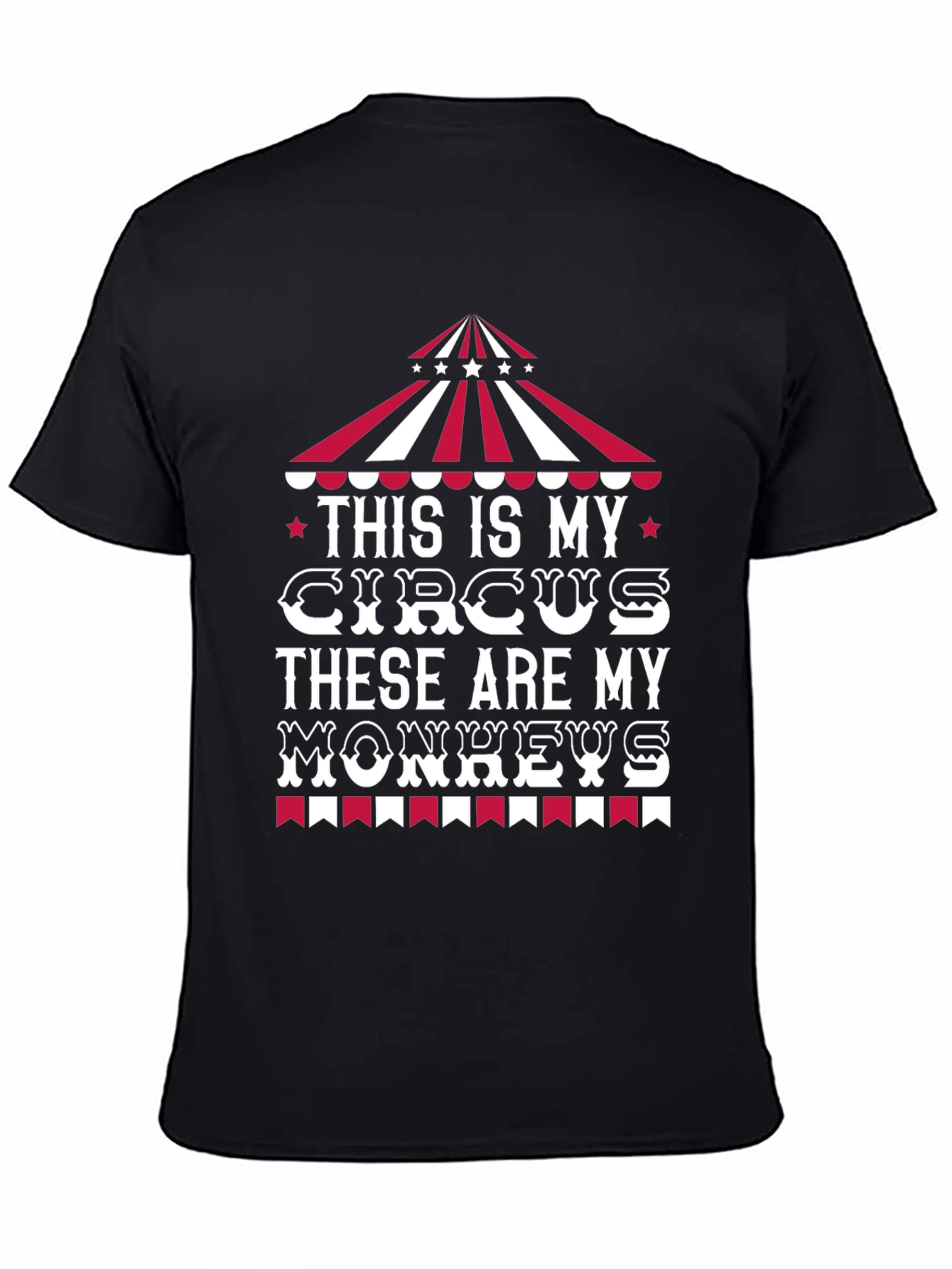 Circus Monkeys Graphic Tee - Funny Mens T-Shirt